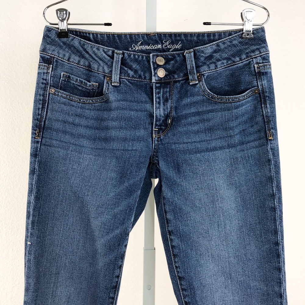 American Eagle Outfitters Blue Denim Artist Jeans - Picture 2 of 10